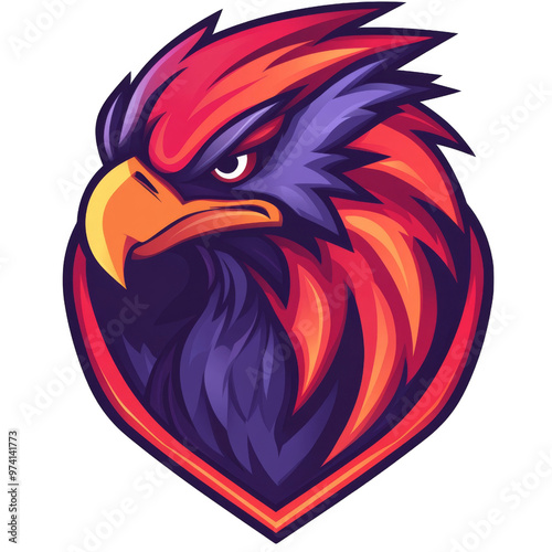 Wallpaper Mural Fierce Eagle Mascot Logo Design Torontodigital.ca