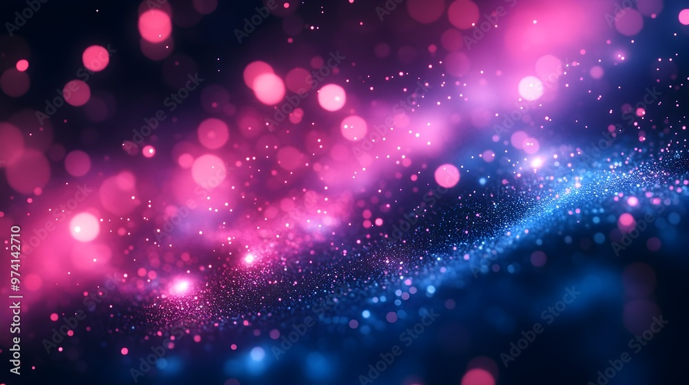 Mesmerizing Fluorescent Glow Overlay with Sci Fi Illumination on Abstract Dark Background Mesmerizing Fluorescent Glow Overlay with Sci Fi Illumination on Abstract Dark Background