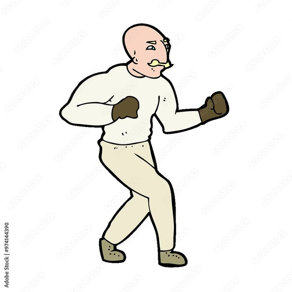 cartoon victorian boxer cartoon victorian boxer