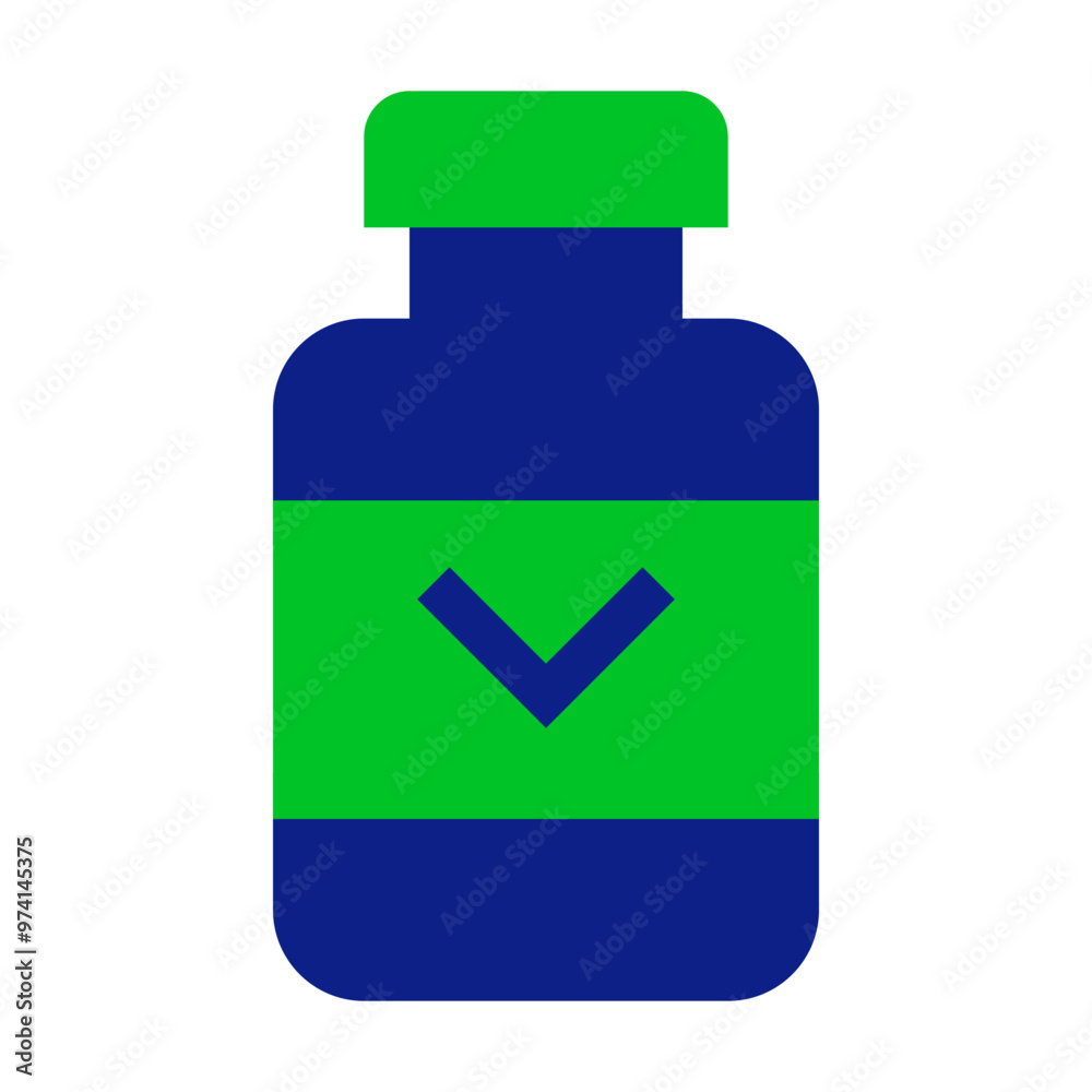 Suplement Icon Filled Duo-Tone Style Suplement Icon Filled Duo-Tone Style