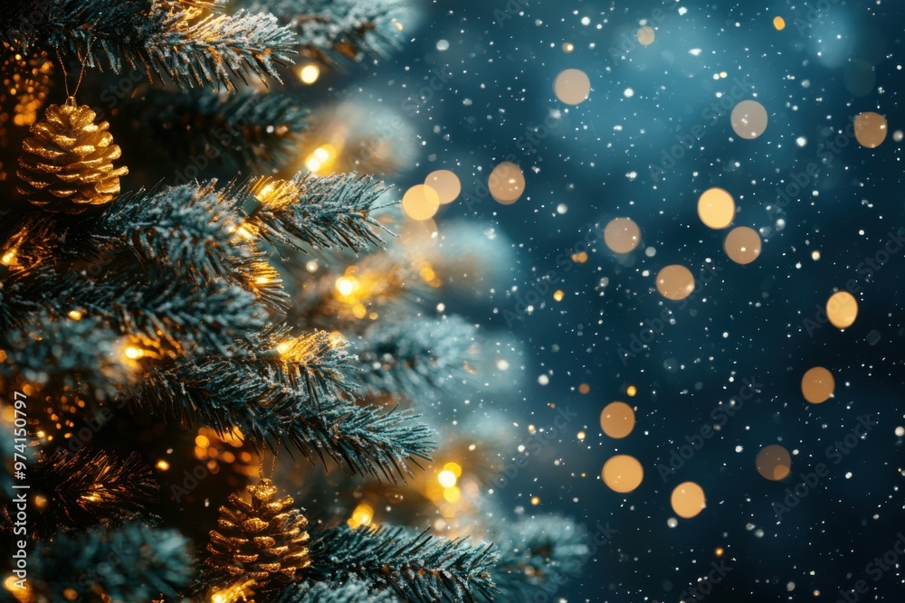 High quality Festive Christmas Tree with Sparkling Lights and Holiday Decor. High quality Festive Christmas Tree with Sparkling Lights and Holiday Decor.