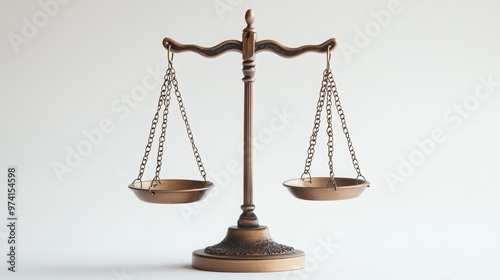 **Concept of Justice**An image of scales, symbolizing the impartiality and fairness of the legal system, providing a balanced perspective on the concept of justice. 