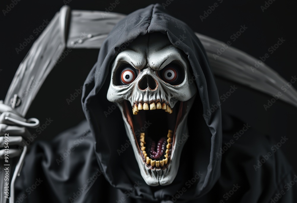 scary halloween skeleton