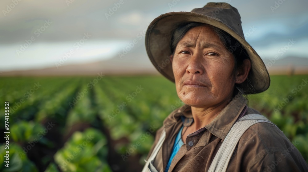 A farmer working in a lush field during golden hour with mountains in the background, capturing the essence of rural life A farmer working in a lush field during golden hour with mountains in the background, capturing the essence of rural life