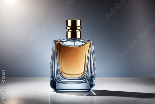 Luxury perfume bottle isolated