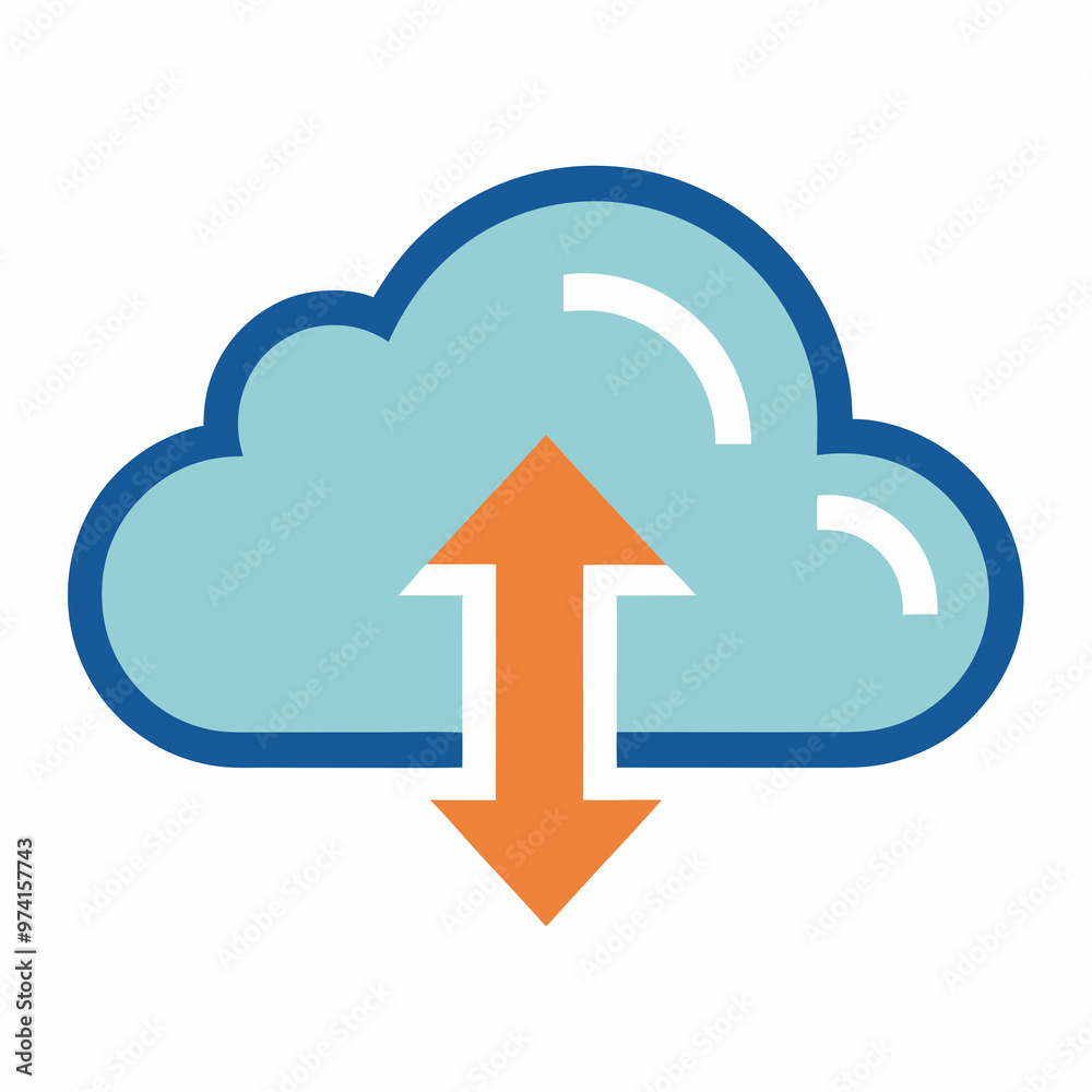 cloud computing illustration cloud computing illustration