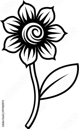 A flower design illustratio...
