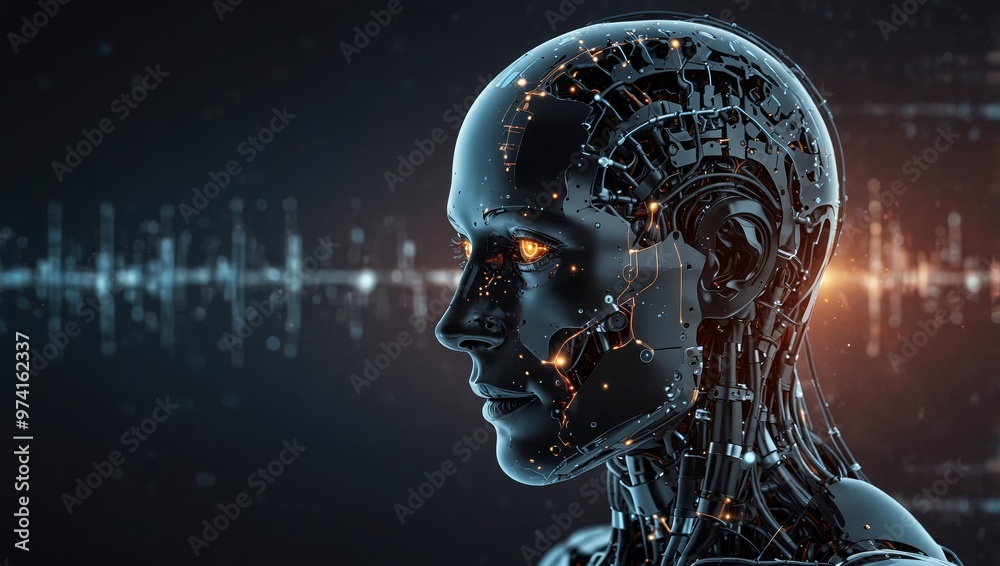 Artificial intelligence. Technology web background Artificial intelligence. Technology web background
