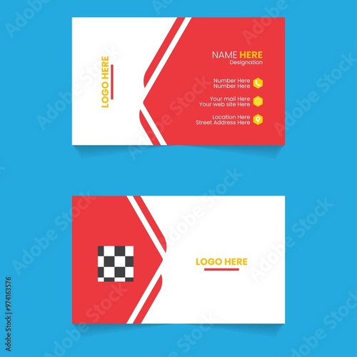 Modern business card design templates