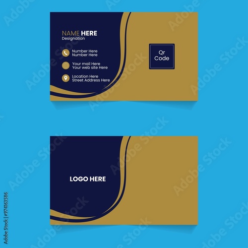 Modern business card design templates