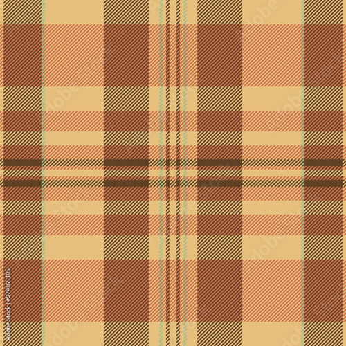 Background textile check of seamless tartan plaid with a texture fabric pattern vector.