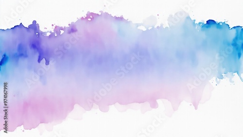 Colorful Watercolor blot painting texture abstract background