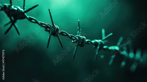 Barbed Wire Fence photo