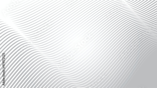 Gray curved lines abstract background for backdrop or presentation