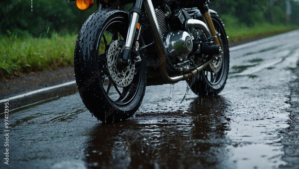 bike on the road