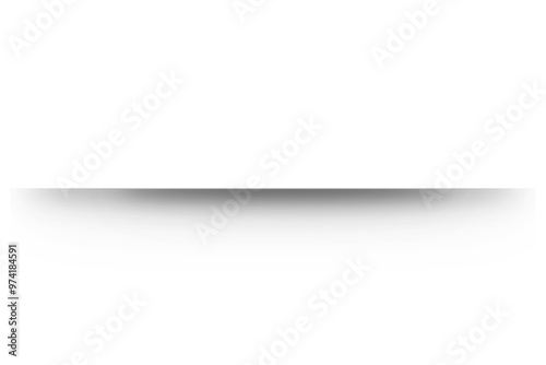 Gradient shadow. Half oval shadow. Shadow effect with soft edge isolated on transparent background. Transparency shadow overlay for design, mockup, frame, luxury design elements
