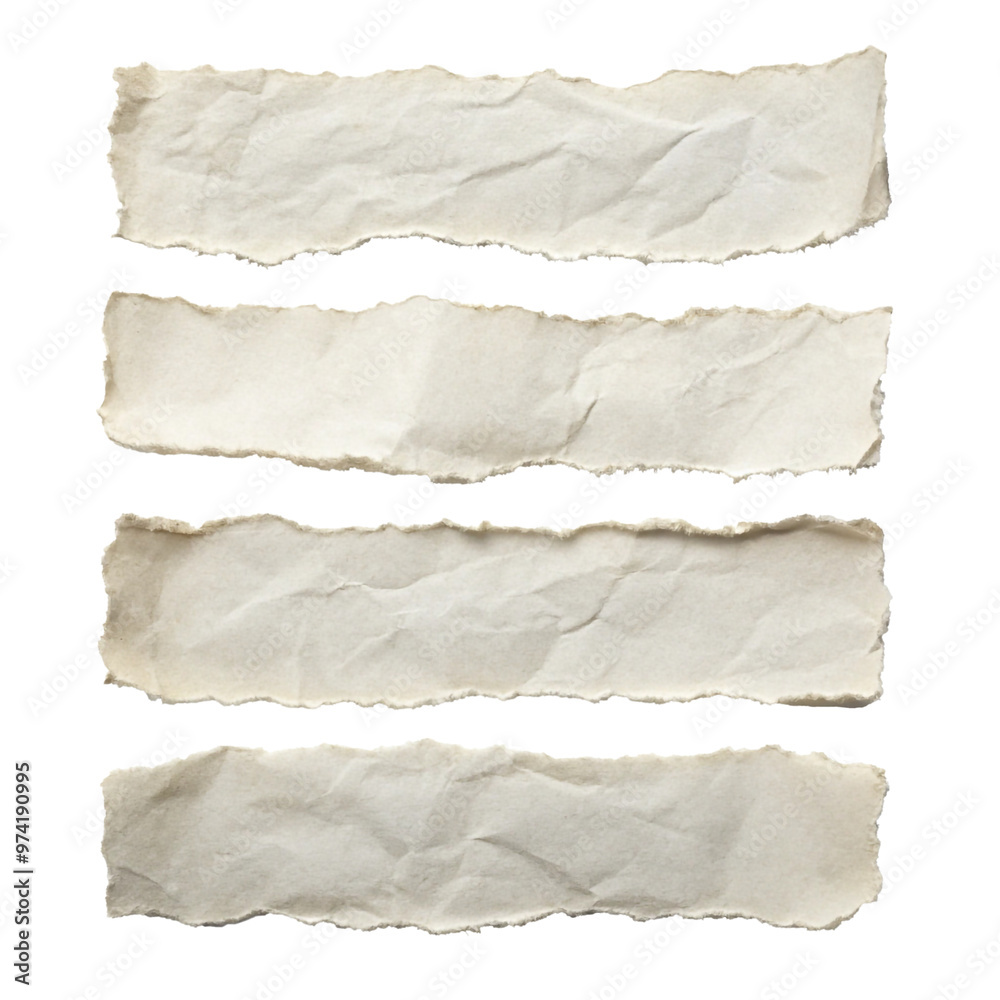 paper rips pieces set with transparent background paper rips pieces set with transparent background