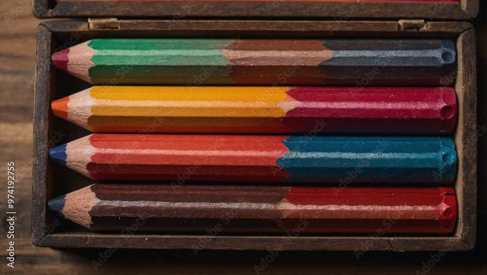 stack of colorful books