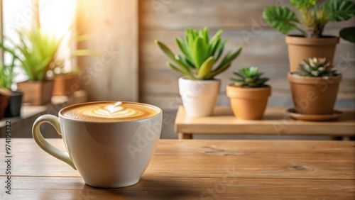 Wallpaper Mural Making a latte coffee using a mock pot at home Torontodigital.ca