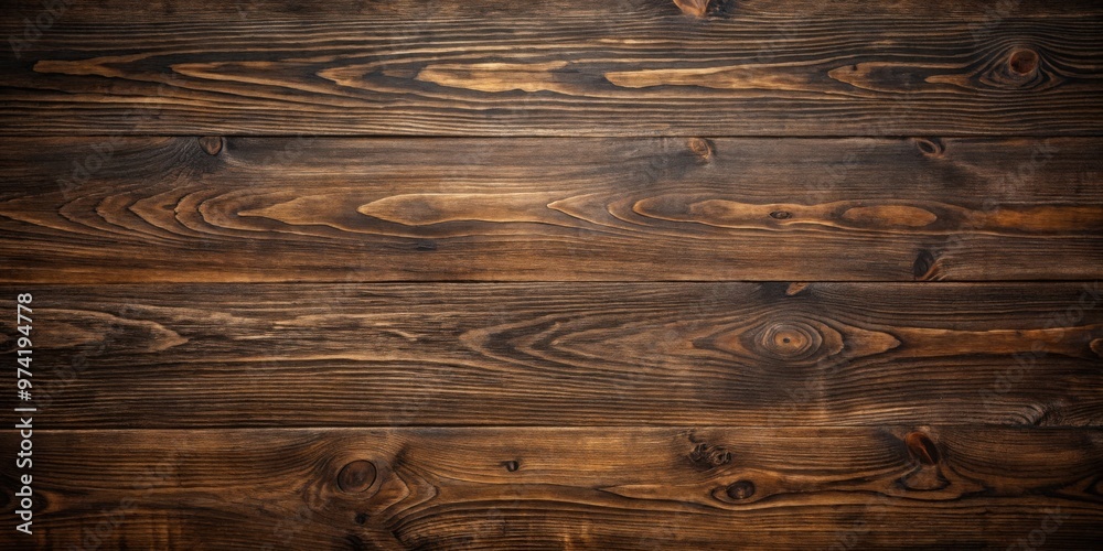 Dark, textured wood surface for background or design element Dark, textured wood surface for background or design element