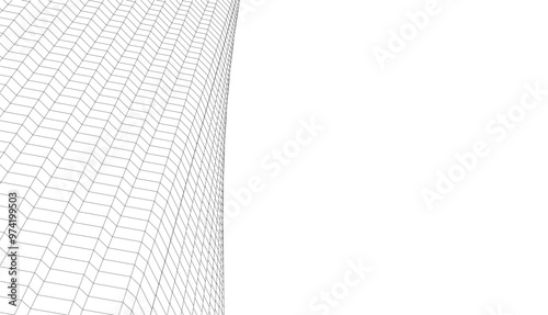 abstract architectural background vector illustration