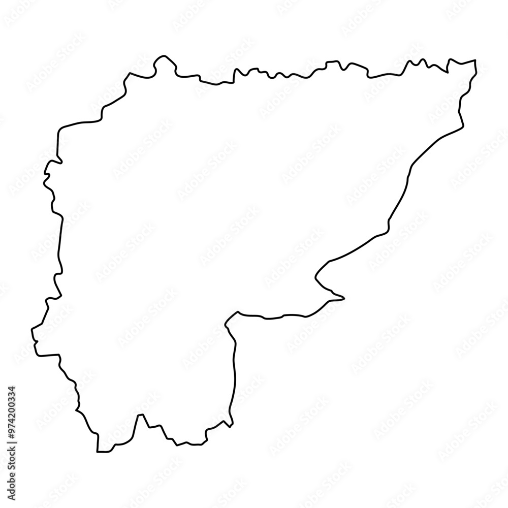 Sa Kaeo province map, administrative division of Thailand. Vector illustration. Sa Kaeo province map, administrative division of Thailand. Vector illustration.
