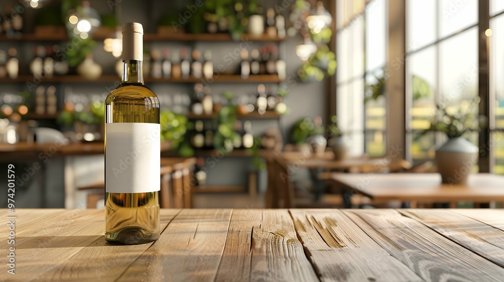 Realistic Transparent Whiskey Bottle Mockup on Rustic Wooden Table for Premium Liquor Branding, Beverage Packaging Design, and Alcohol Product Advertising Showcase Realistic Transparent Whiskey Bottle Mockup on Rustic Wooden Table for Premium Liquor Branding, Beverage Packaging Design, and Alcohol Product Advertising Showcase