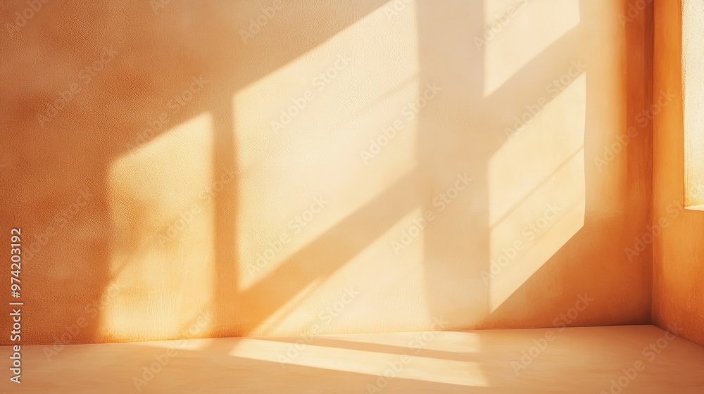 Beautiful light orange background with soft textures and delicate lighting, creating a vibrant and elegant space for product photography Beautiful light orange background with soft textures and delicate lighting, creating a vibrant and elegant space for product photography