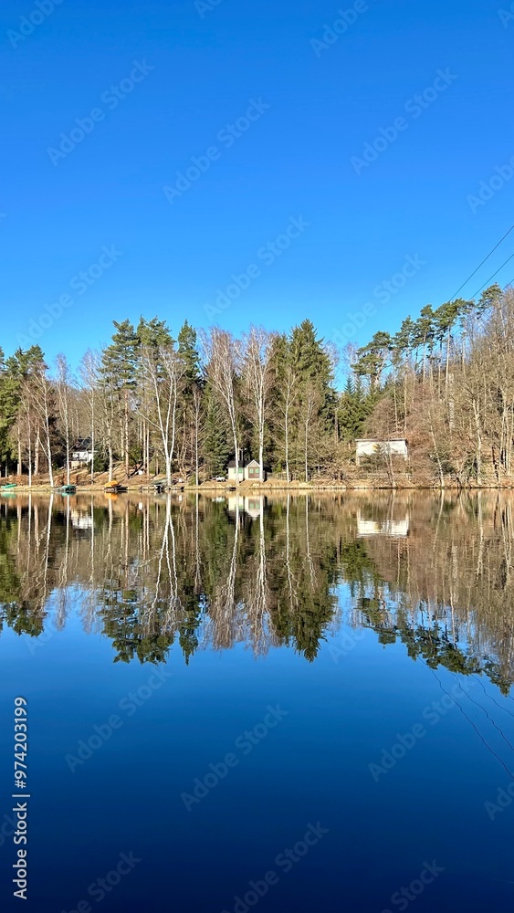 Fototapeta premium reflection in the lake