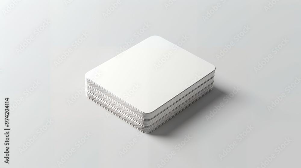 Sleek Rounded Business Card Mockup with Empty Design and Stacked Display for Professional Branding, Corporate Identity, and High-Impact Marketing Presentations Sleek Rounded Business Card Mockup with Empty Design and Stacked Display for Professional Branding, Corporate Identity, and High-Impact Marketing Presentations