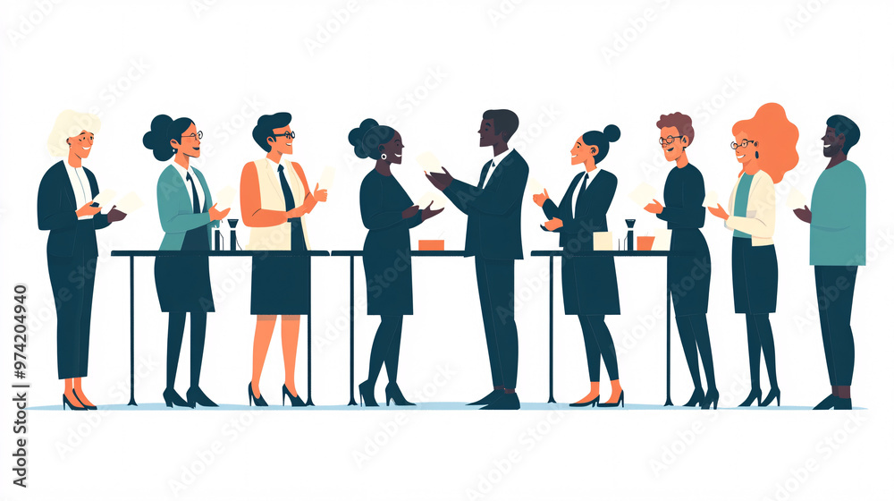 Diverse Business Team Working Together Diverse Business Team Working Together