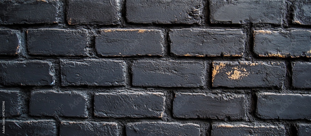 Black Brick Wall Texture. Black Brick Wall, Brickwork Background. Copy Space For Add Text. 3D Illustration. Generate Ai Image Black Brick Wall Texture. Black Brick Wall, Brickwork Background. Copy Space For Add Text. 3D Illustration. Generate Ai Image