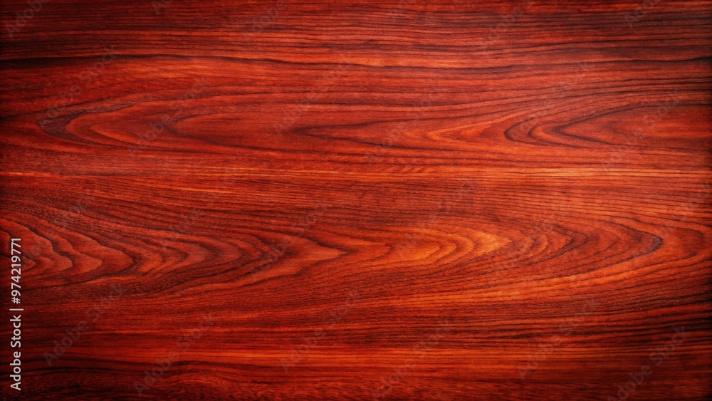 Red wood mahogany texture background with rich grain and warm tones