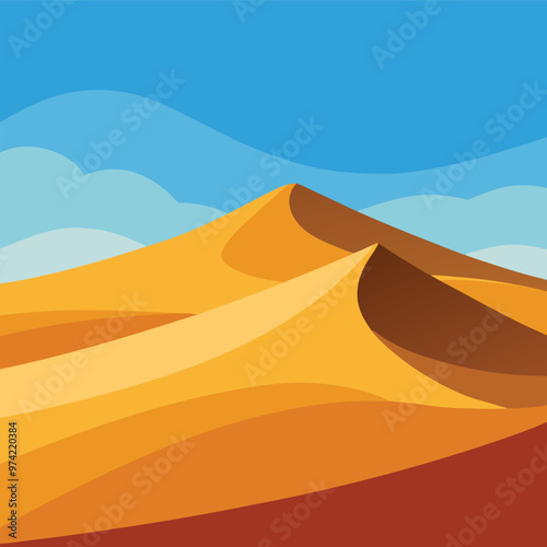 sand dunes in the desert