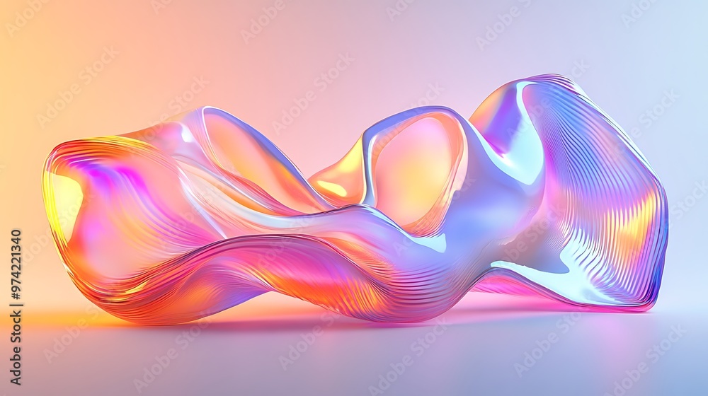 Abstract Fluid 3D Design