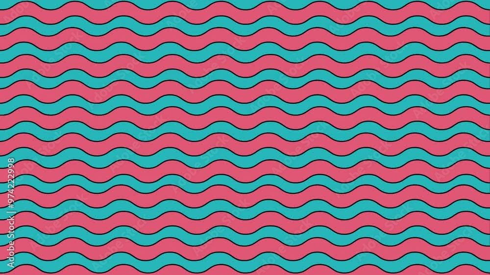 pattern with waves pattern with waves