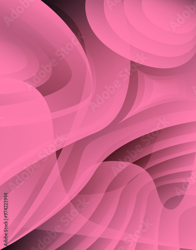 Soft Abstract Lines with Smooth Transitions photo