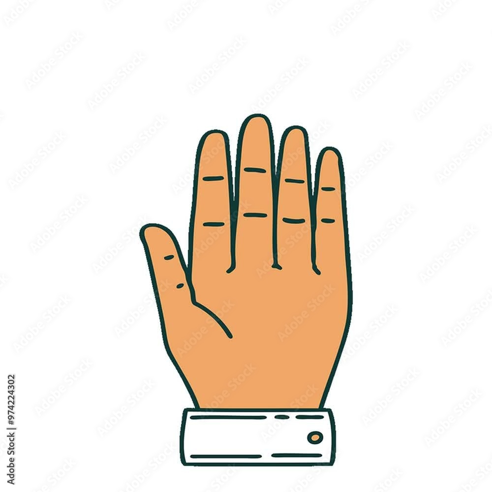 iconic tattoo style image of a hand iconic tattoo style image of a hand