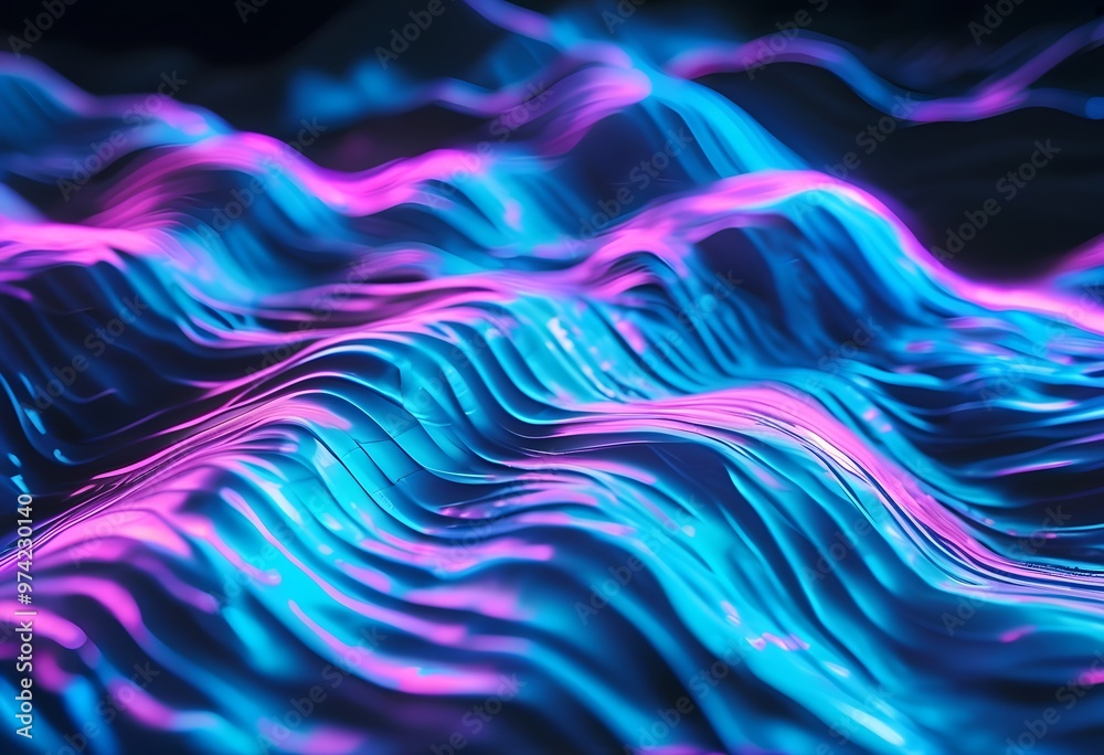 Obraz premium wavy pattern 