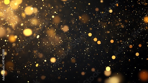 Wallpaper Mural Golden Sparkles Abstract Background Torontodigital.ca