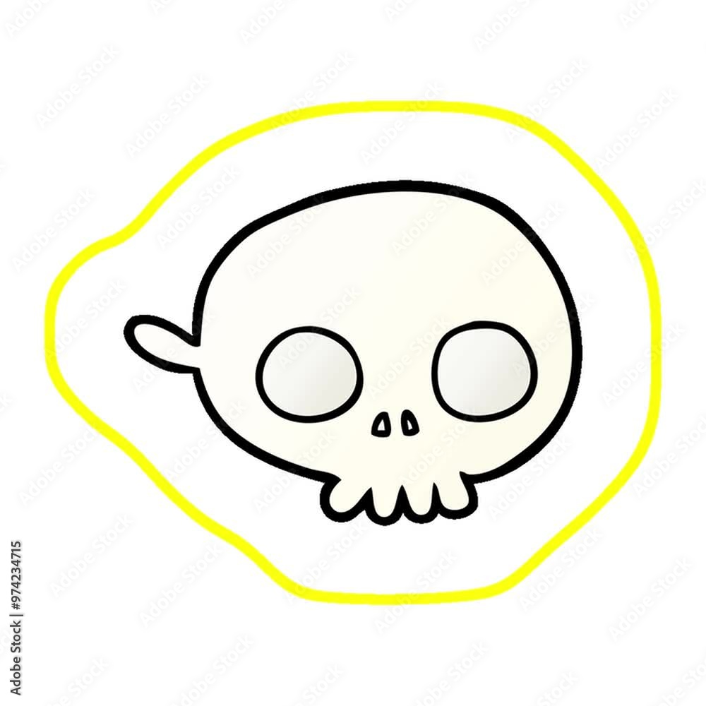 cartoon spooky skull mask cartoon spooky skull mask