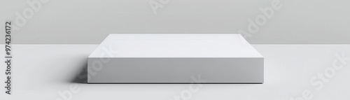 Wallpaper Mural White box on a white surface. Minimalist product display. Torontodigital.ca