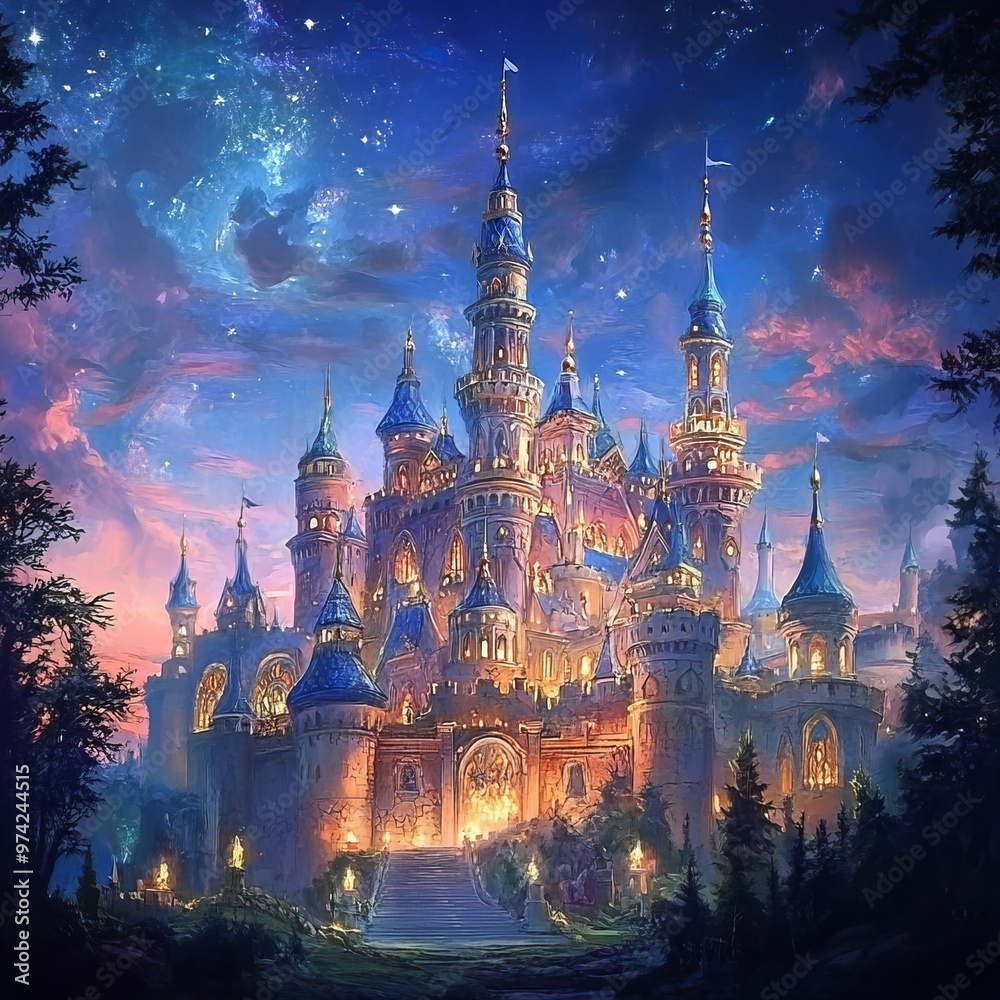 Obraz premium view castle