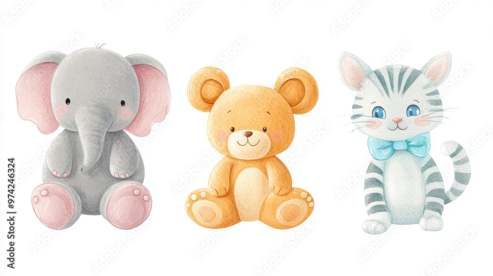 Cute Animal Friends.