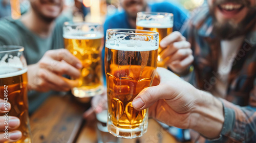 People enjoying the beer together