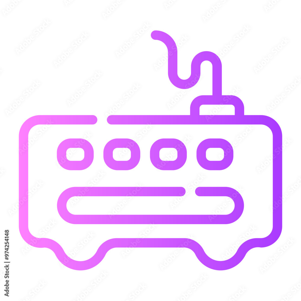 keyboard Line Gradient Icon keyboard Line Gradient Icon