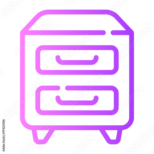 drawer Line Gradient Icon