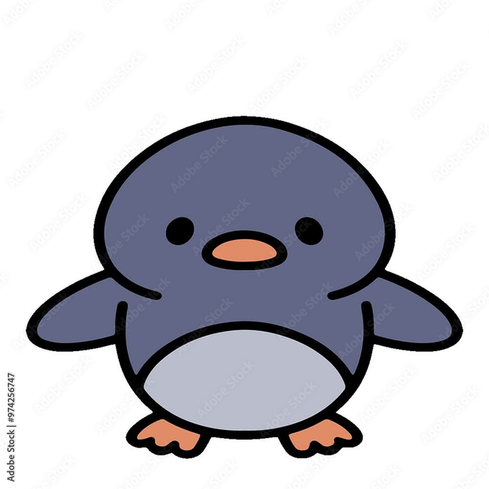 cute cartoon penguin