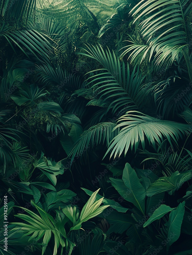 a hyper-realistic photograph of a dark green jungle background a hyper-realistic photograph of a dark green jungle background