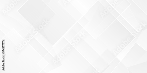 Abstract Vector geometric triangle paper wave technology smooth carve blank. rectangle white gradient square line minimal creative diamond concept smooth poster banner web background.